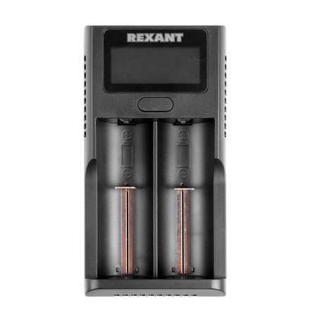 Зарядное устройство REXANT с ЖК-дисплеем для 2-х Li-ion аккумуляторов