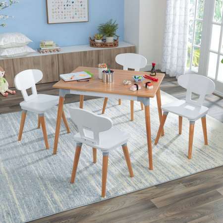 Комплект мебели KidKraft Mid Century стол и 4стула 26196_KE