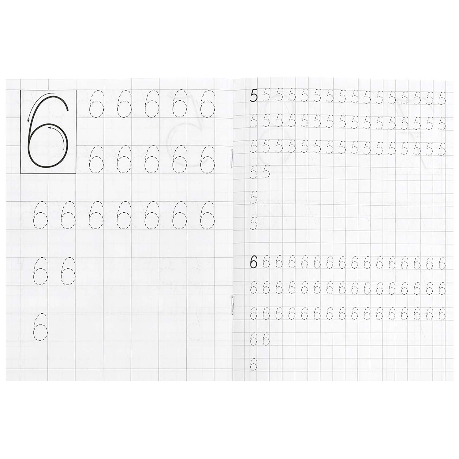 Тетрадь для детского сада Умка Печатные буквы Цифры - фото 3
