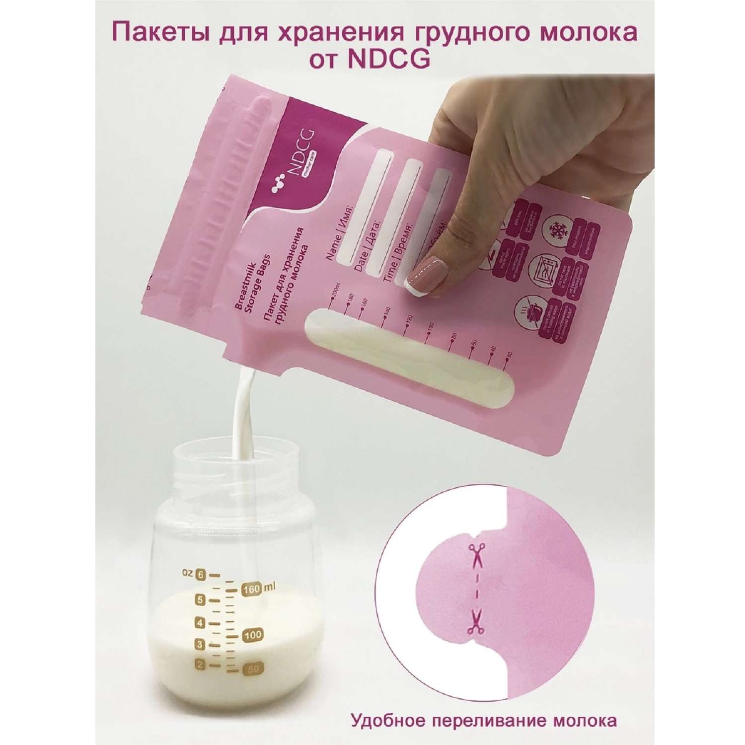 Пакеты для грудного молока NDCG Breastmilk Storage Bags 25 - фото 9