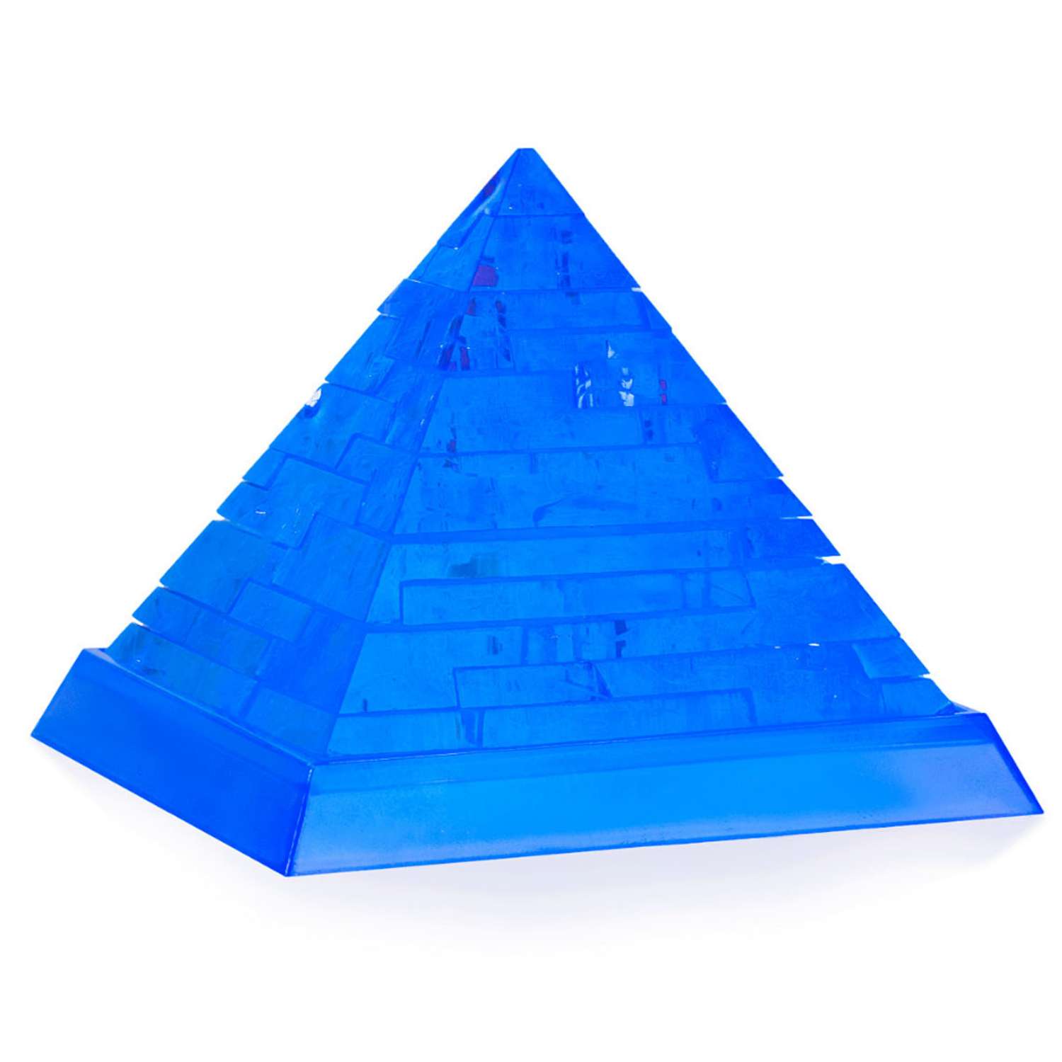 3D Пазл Hobby Day Магический кристалл Пирамида с подсветкой голубая - фото 2