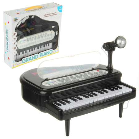 Пианино Veld Co на батарейках микрофон с подставкой