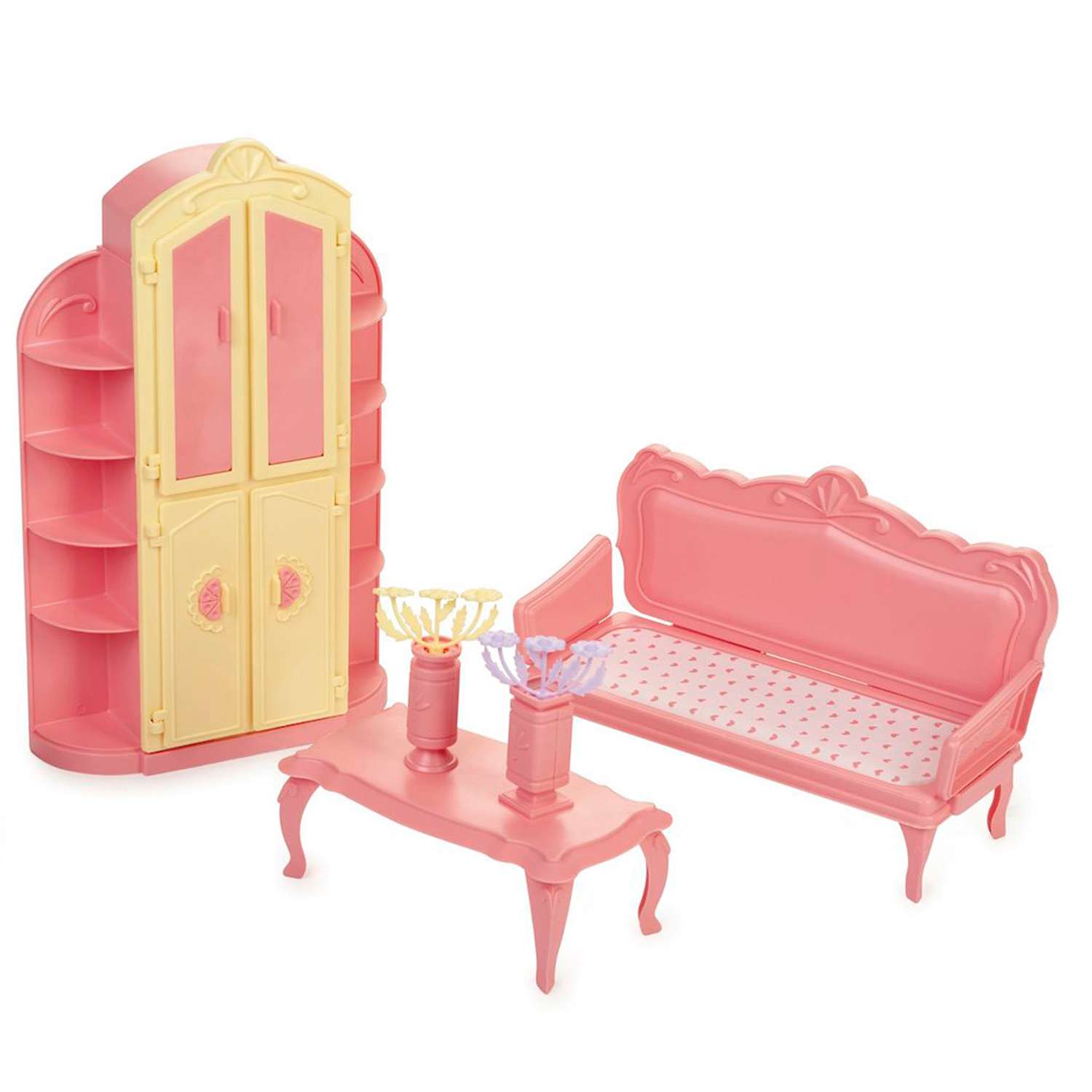 кукольный домик с мебелью огонек