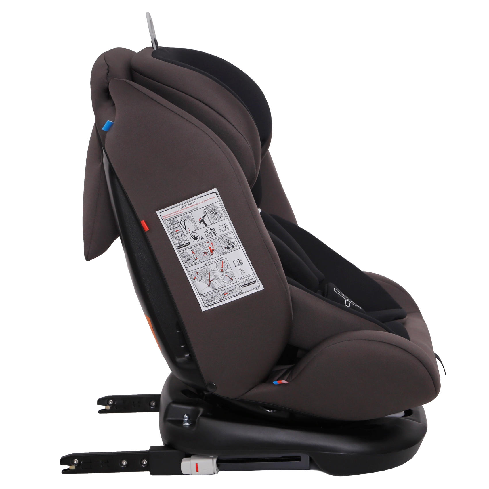 Детское автокресло Еду-Еду KS 360 ISOFIX гр.0+/I/II/III серия Level One graphite - фото 5