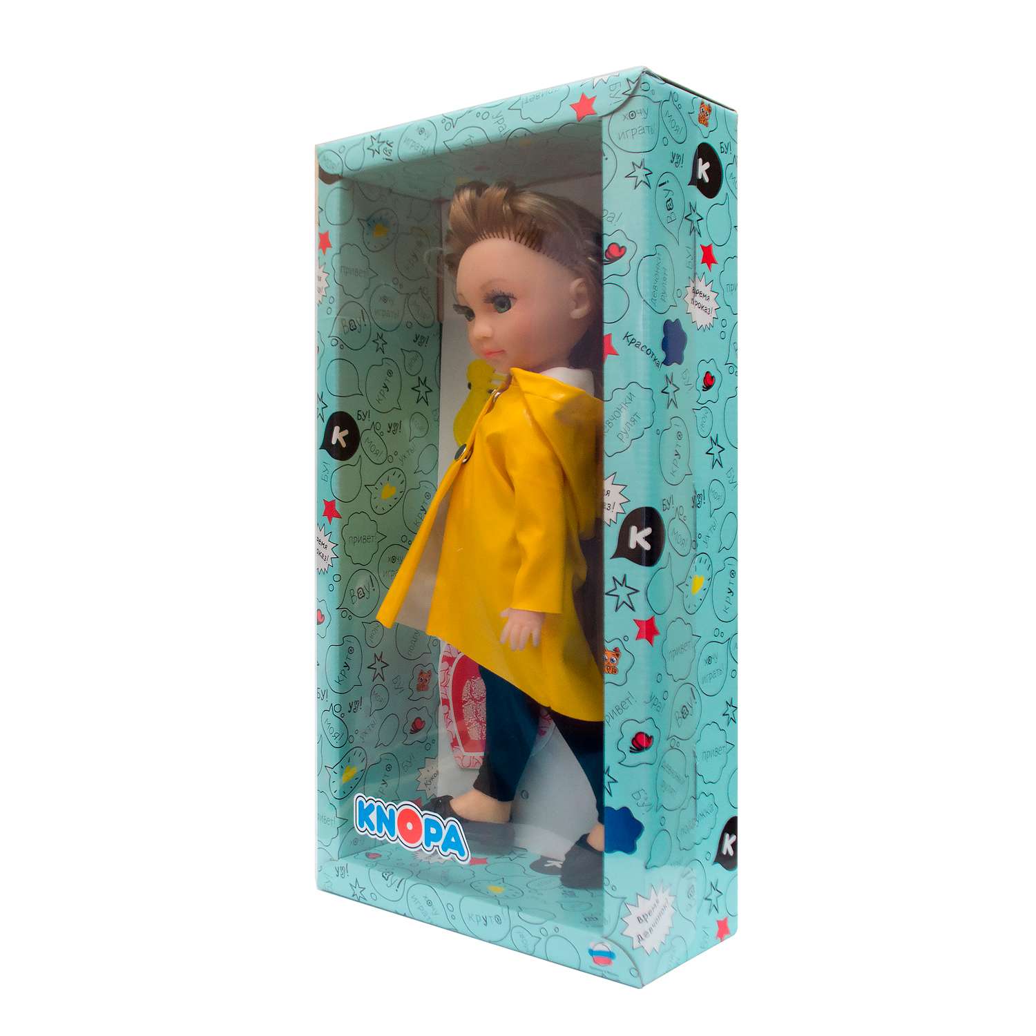 Кукла KNOPA Мишель под дождем 85001 - фото 2