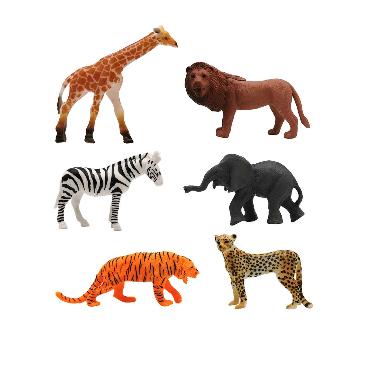 Игровой набор S+S Животные с картой обитания 6 шт Zooграфия - фото 2