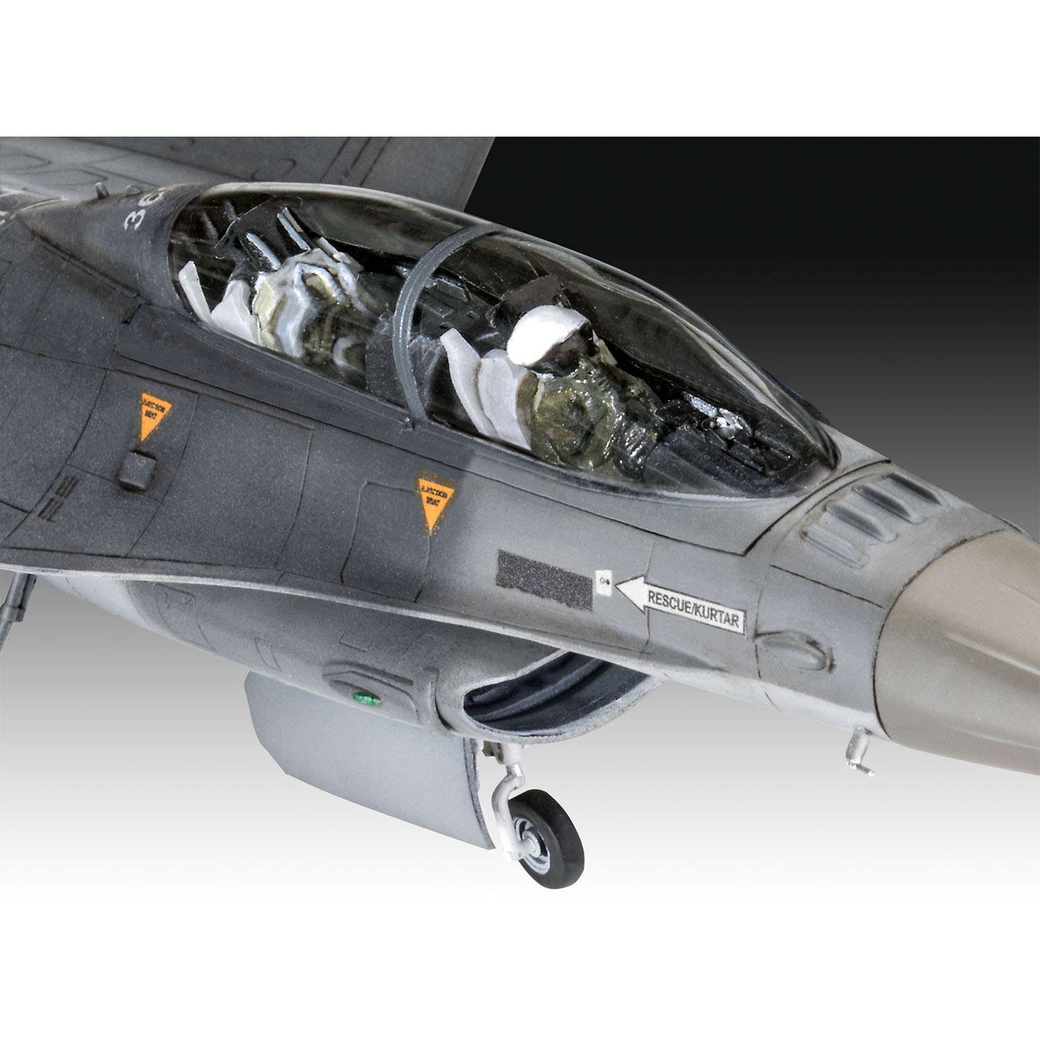 Модель для сборки Revell Легкий истребитель F-16D Fighting Falcon 63844 - фото 5