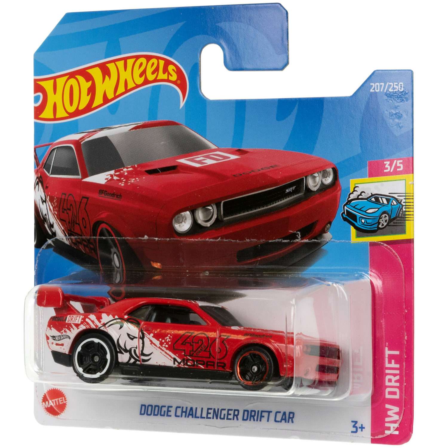 Коллекционная машинка Hot Wheels Dodge challenger drift car 5785-123 - фото 7