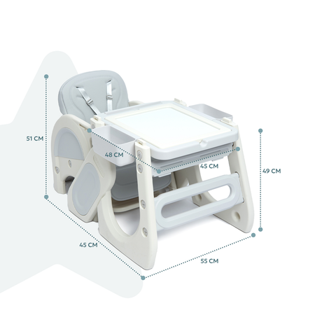 Стульчик для кормления Babyton Grow n Play LZ-DC001