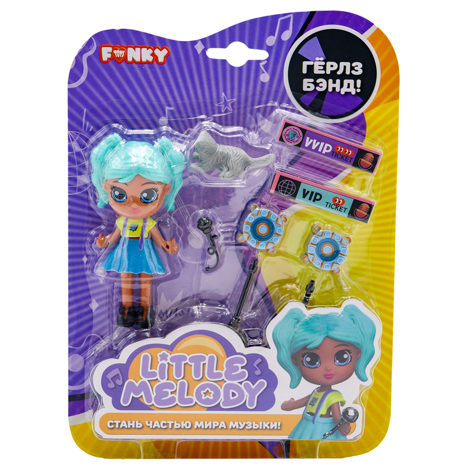 Набор игровой Funky Toys Кукла с музыкальными аксессуарами в ассортименте FTk0081441 FTk0081441 - фото 11