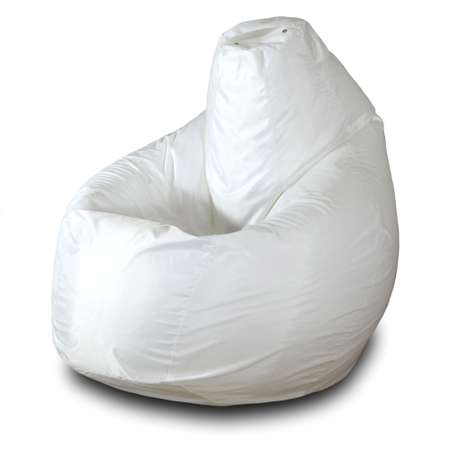 Кресло-мешок Пазитифчик Груша 130х85 см белый