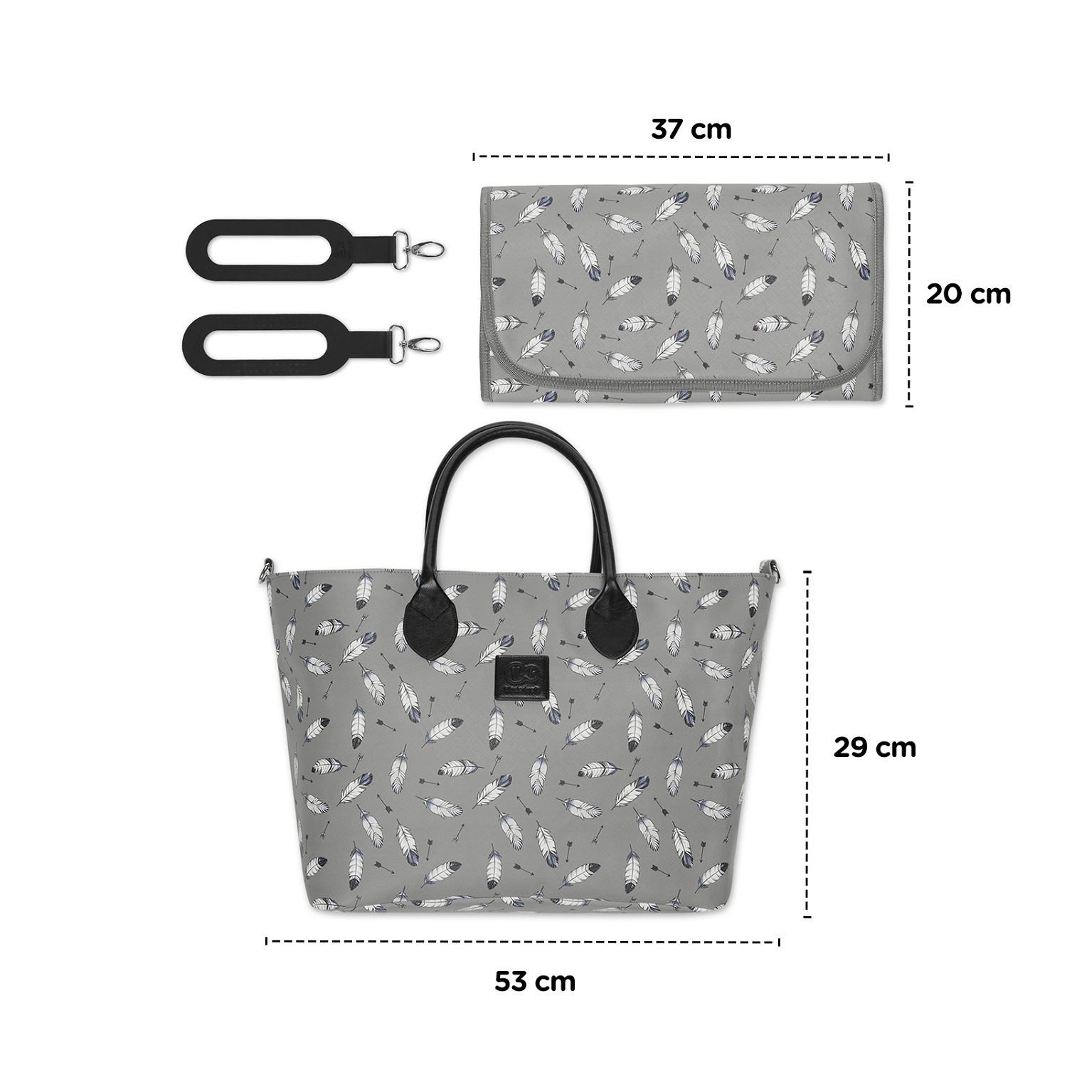 Сумка Kinderkraft для мамы Mommy Bag Grey KKAMBAGGRY0000 - фото 6