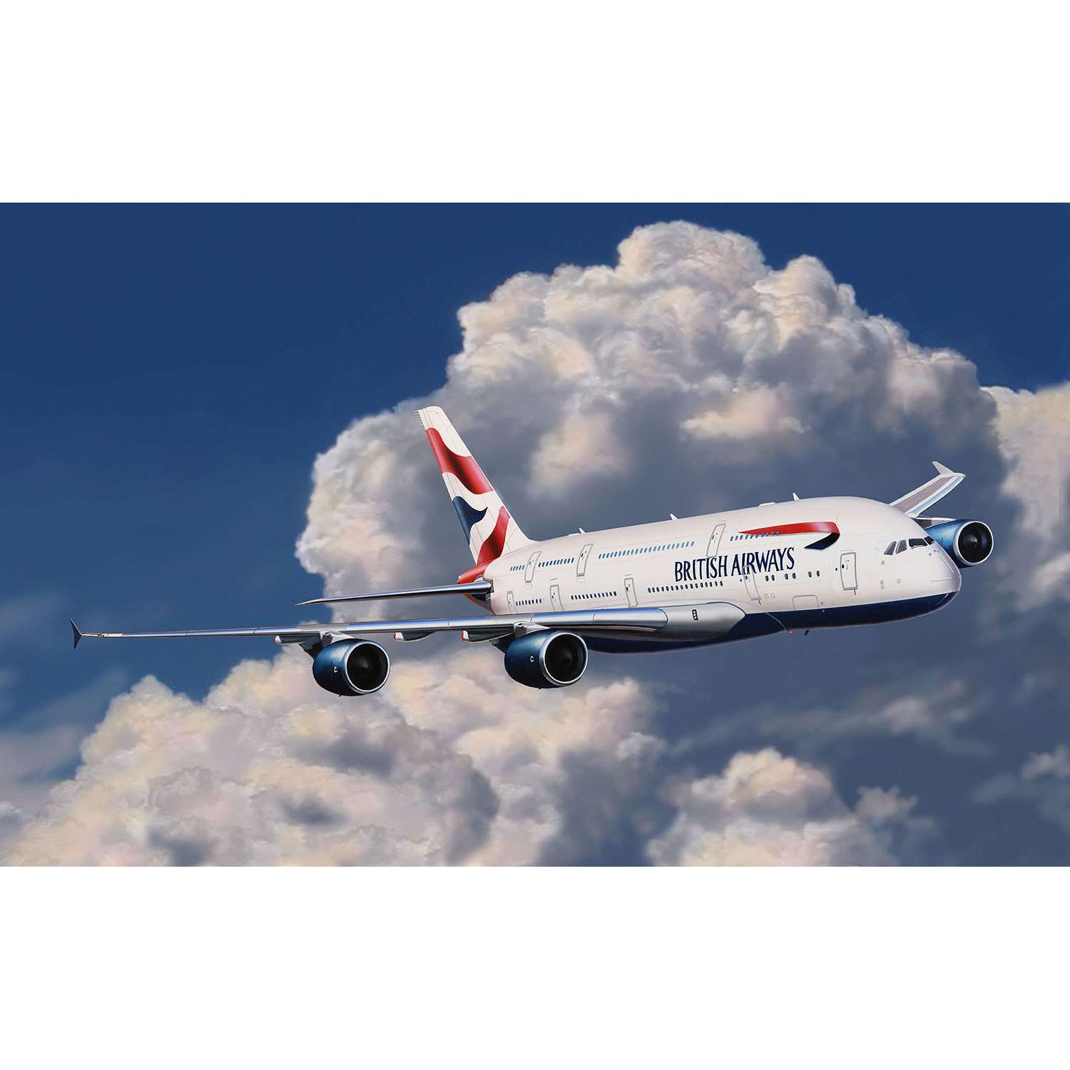 Модель Самолета Revell Airbus A380 British airways 06599 - фото 7