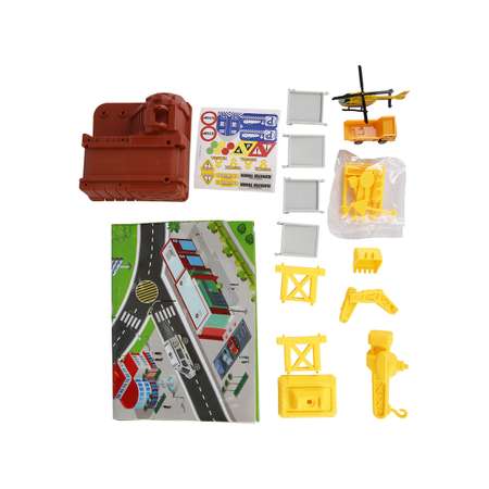 Игровой набор Handers Парковка: строительный карьер 23х24х13 см 27 деталей 2 этажа