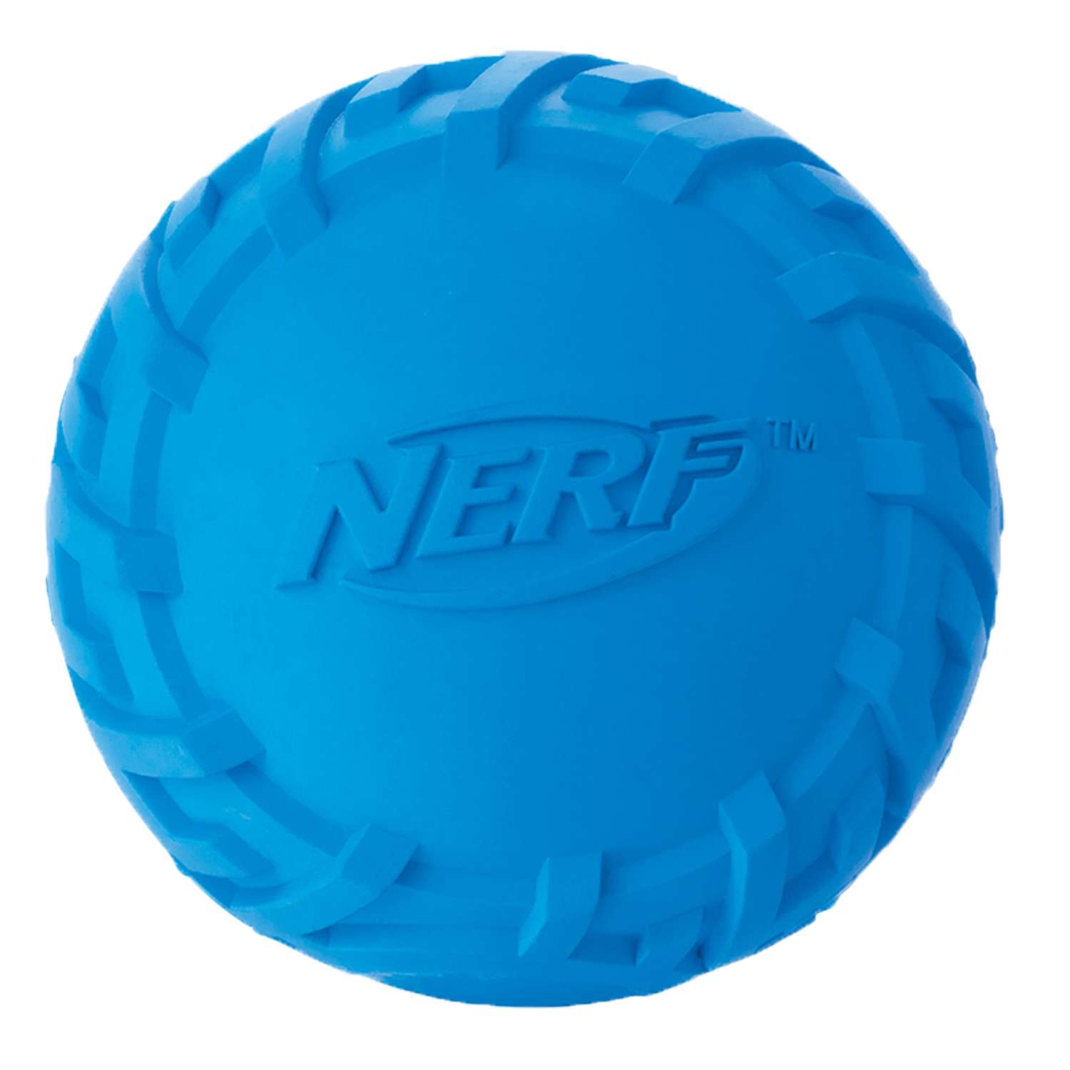Игрушка для собак Nerf Dog Мяч пищащий малый Синий - фото 1