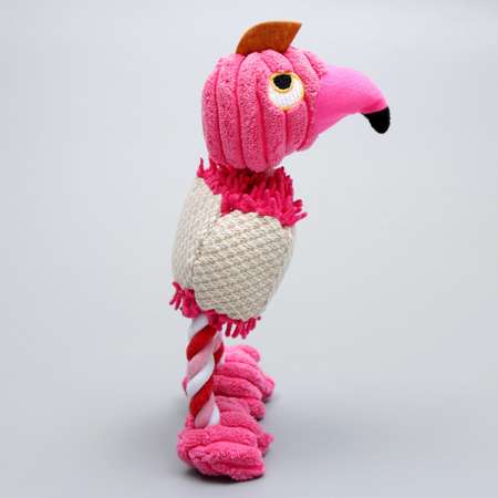 Игрушка для собак Пижон «Веселый фламинго»