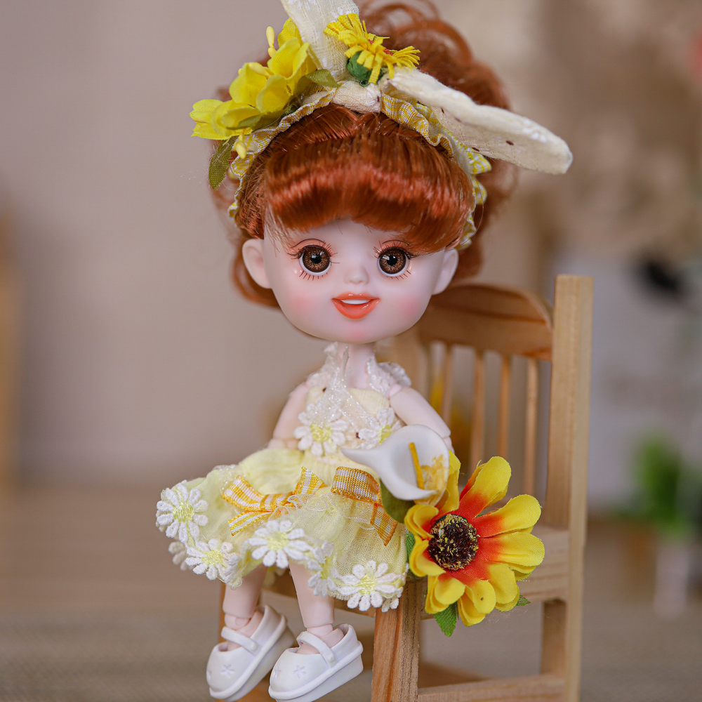 Кукла EstaBella Подсолнух на шарнирах коллекционная 46283517 - фото 11