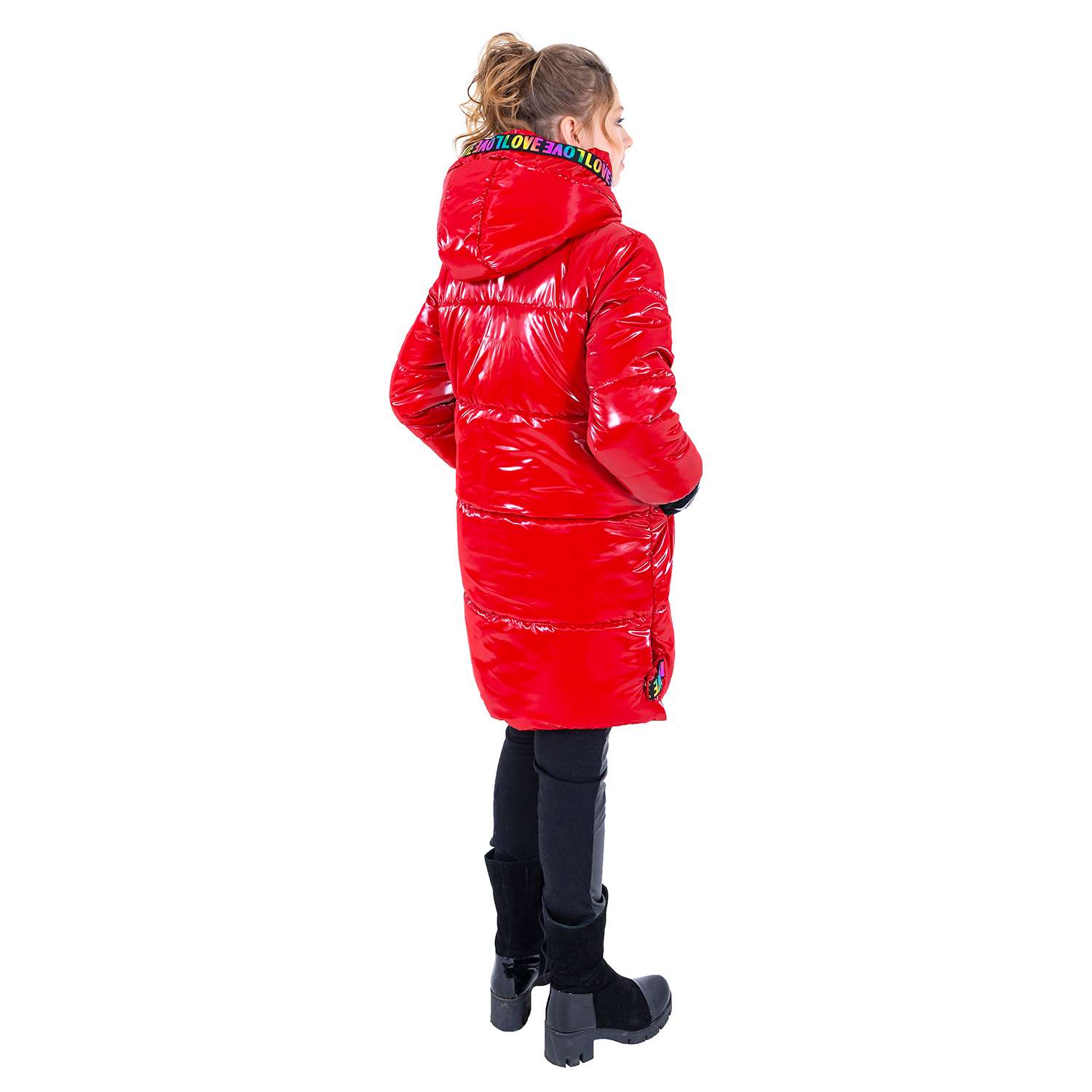 Пальто OLMI М-302 Красный бархат - фото 2