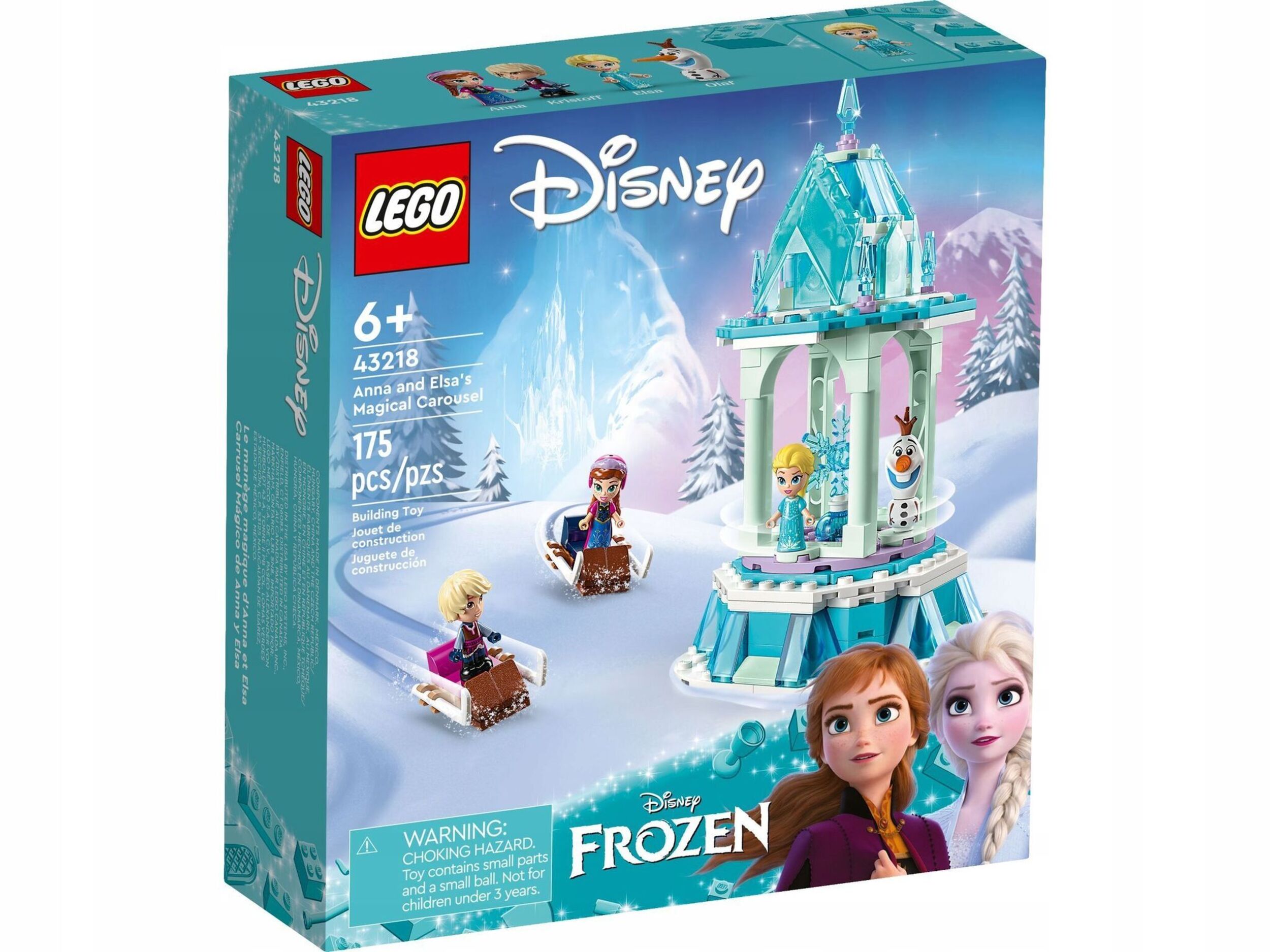 Конструктор LEGO Disney LEGO Волшебная карусель Анны и Эльзы 43218 - фото 13