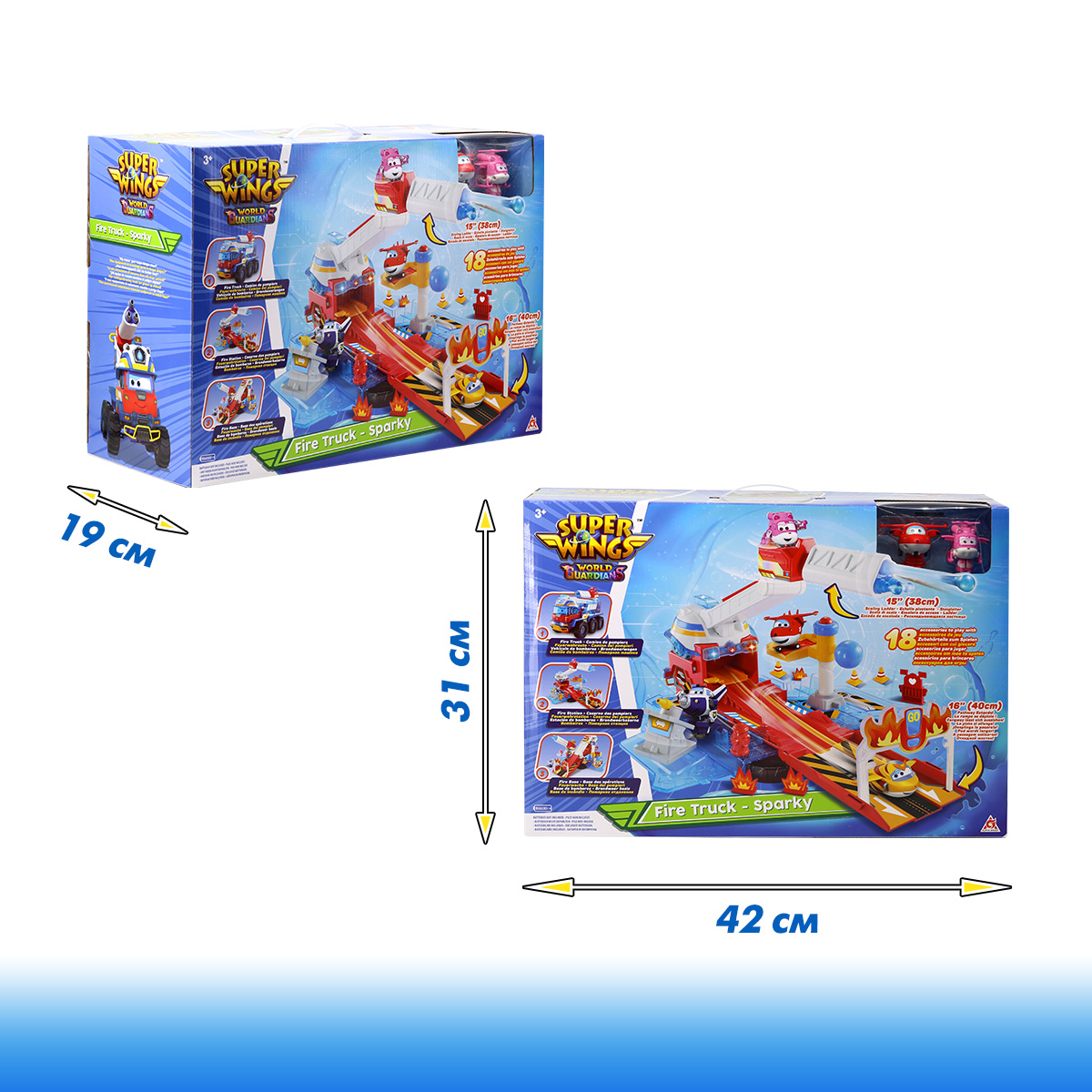 Игровой набор Super Wings Пожарная машина Спарки - фото 9