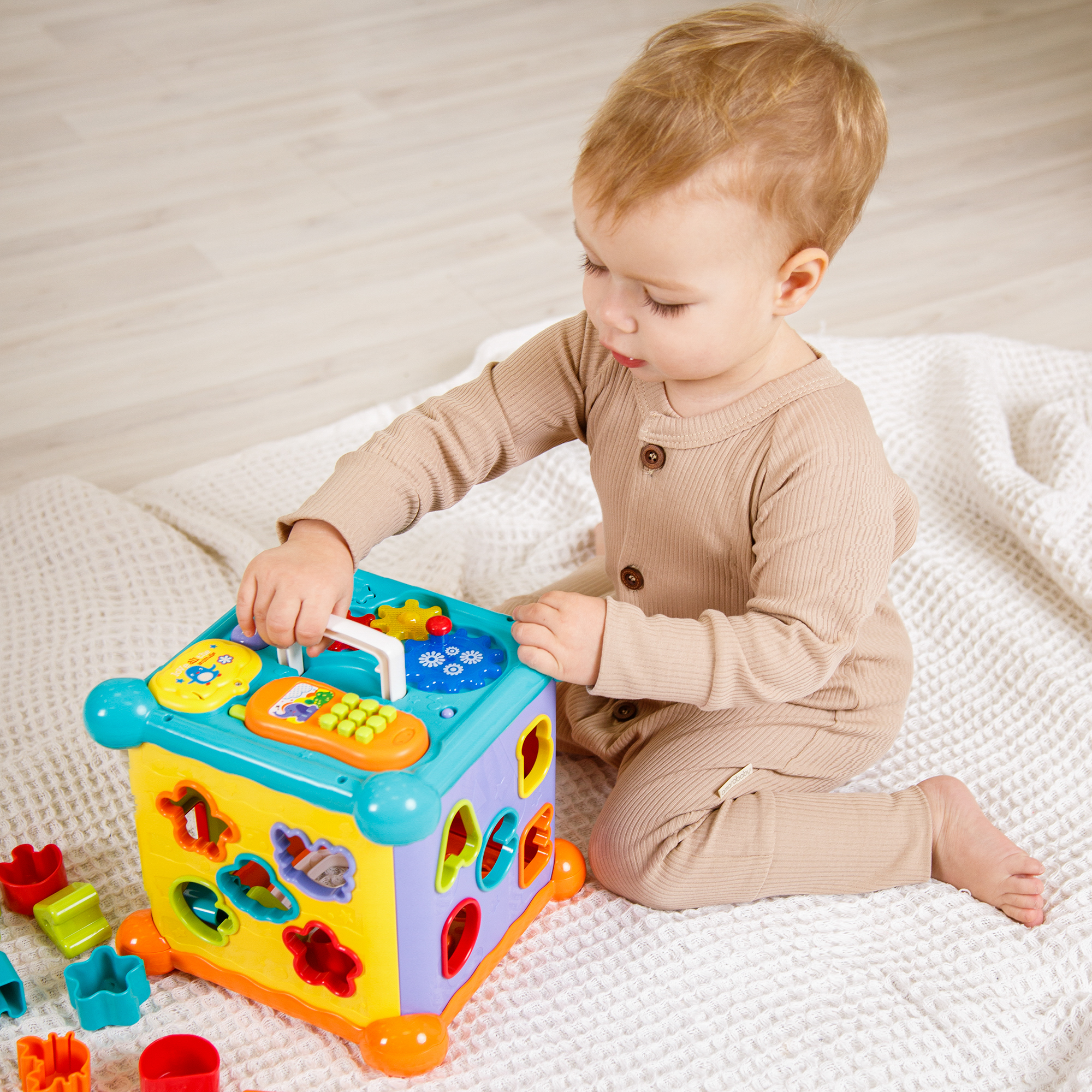 Интерактивный куб AmaroBaby Musical Play Cube - фото 7