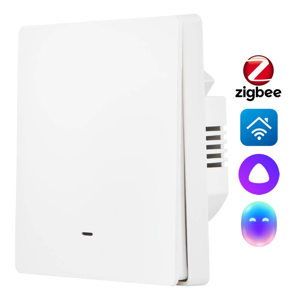 Выключатель настенный HOMMYN Zigbee 1 клавиша без нейтрали SWZBNN01W - фото 8