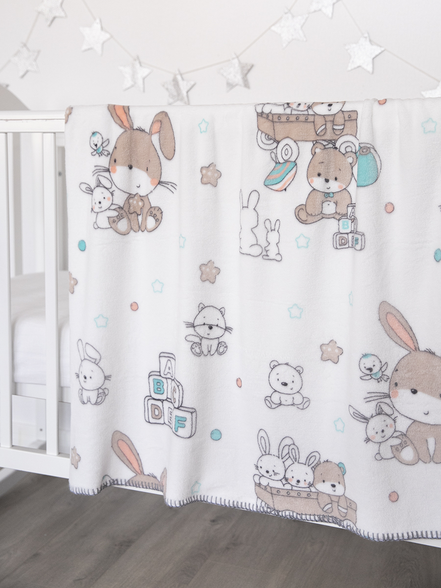 Плед плюшевый Baby Nice Micro flannel 100х140 см - фото 1