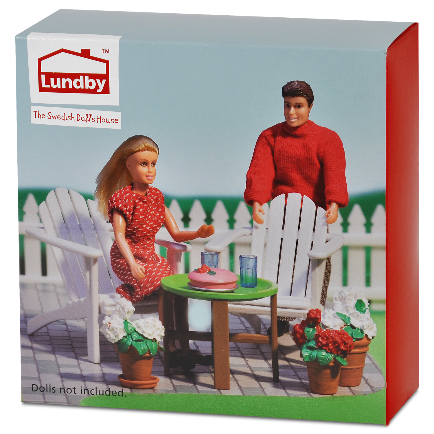 Мебель для домика Lundby Садовый комплект 10прдметов LB_60304900 LB_60304900 - фото 2