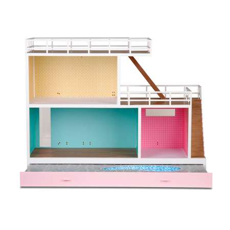 Кукольный домик  Lundby Стокгольм с розетками для освещения с бассейном LB_60903200