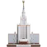 Сборная модель Умная бумага Города в миниатюре Главное здание МГУ 642
