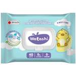 Влажная туалетная бумага WATASHI 40 шт.