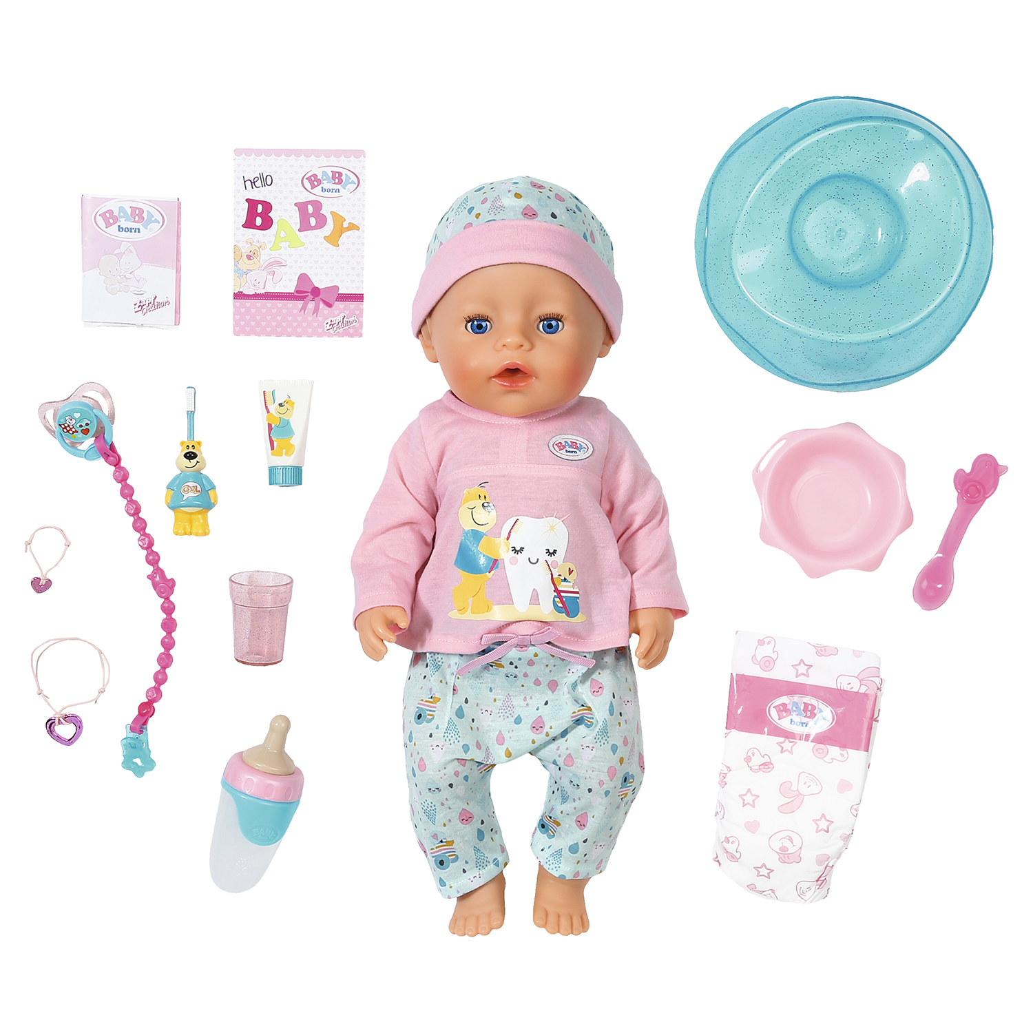 Кукла Zapf Creation Baby Born Чистим зубки 827-086 купить по цене 4249 ₽ в  интернет-магазине Детский мир