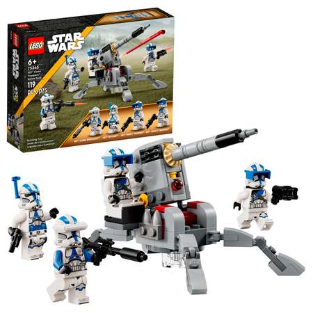 Конструктор детский LEGO SW Боевой набор клонов 501-го легиона 75345