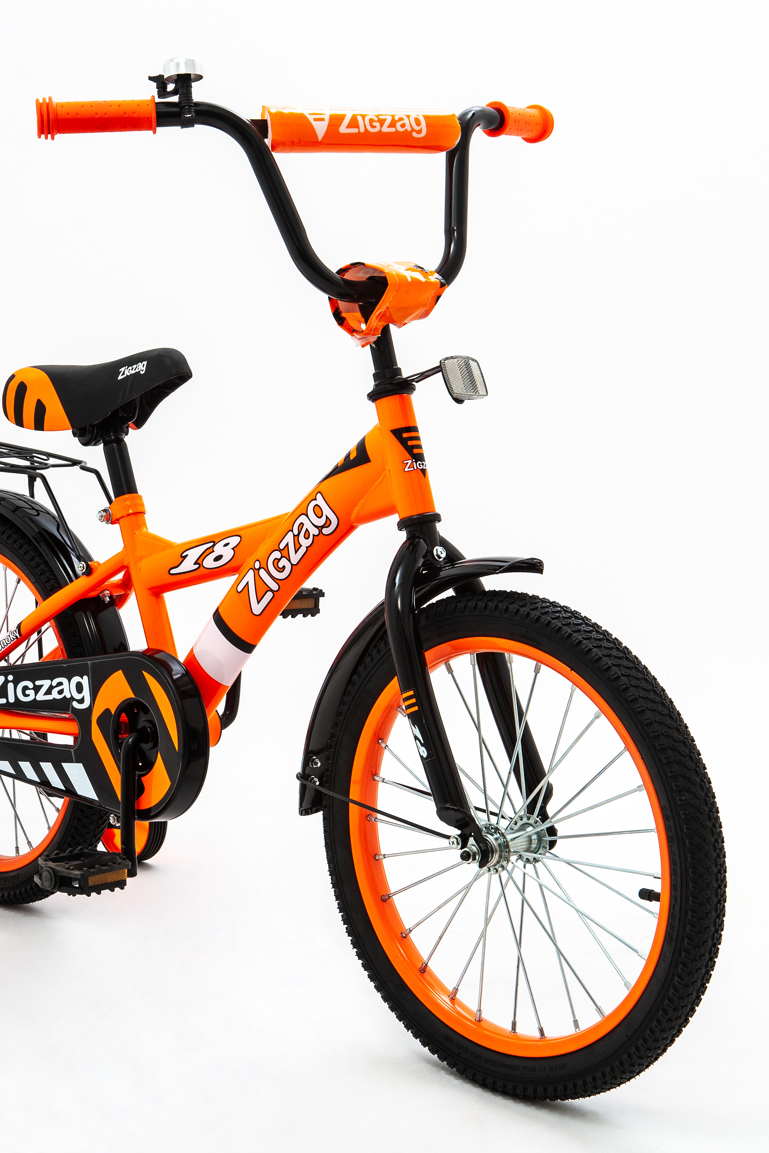 Велосипед ZigZag SNOKY оранжевый 18 дюймов - фото 10