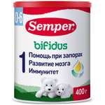 Смесь Semper Bifidus 1 сухая молочная 400г с 0месяцев