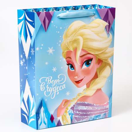 Пакет подарочный Disney «Верь в чудеса» Холодное сердце
