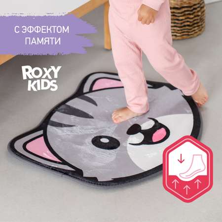 Детский мягкий коврик ROXY-KIDS для ванной Кот