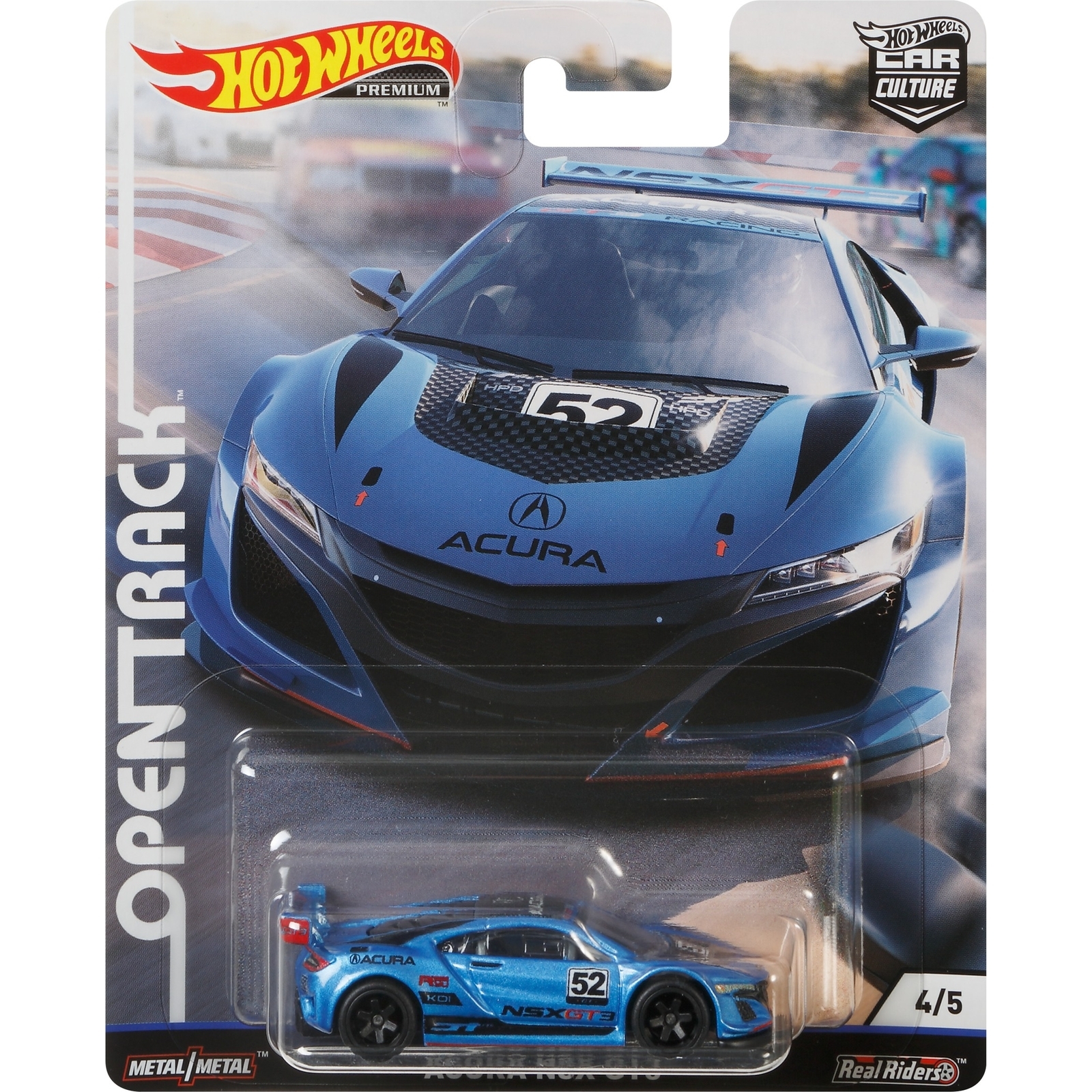 Машинка Hot Wheels Car Culture 1:64 Акура NSX GT3 FYN63 FPY86 - фото 2