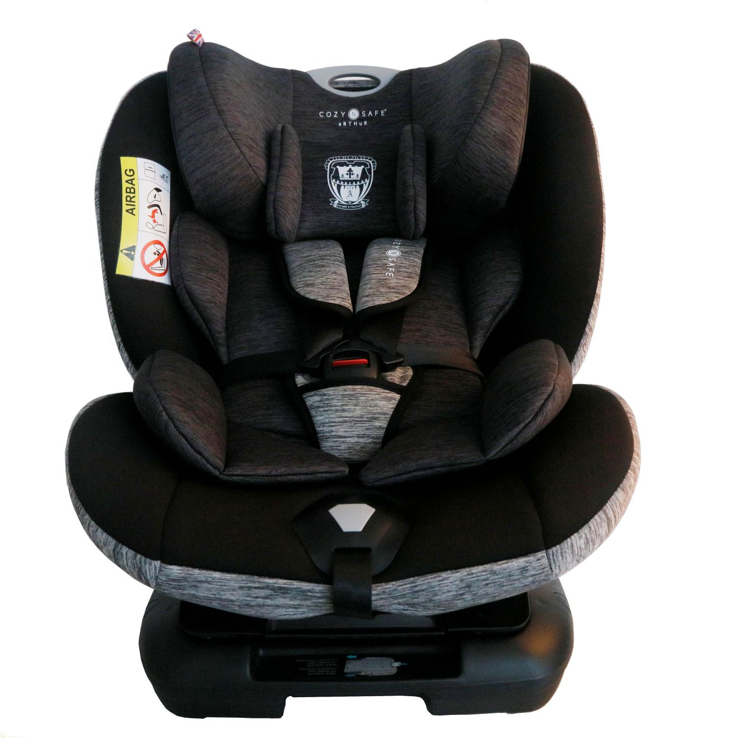 Автокресло детское Cozy N Safe Arthur black grey 0-36 кг - фото 1