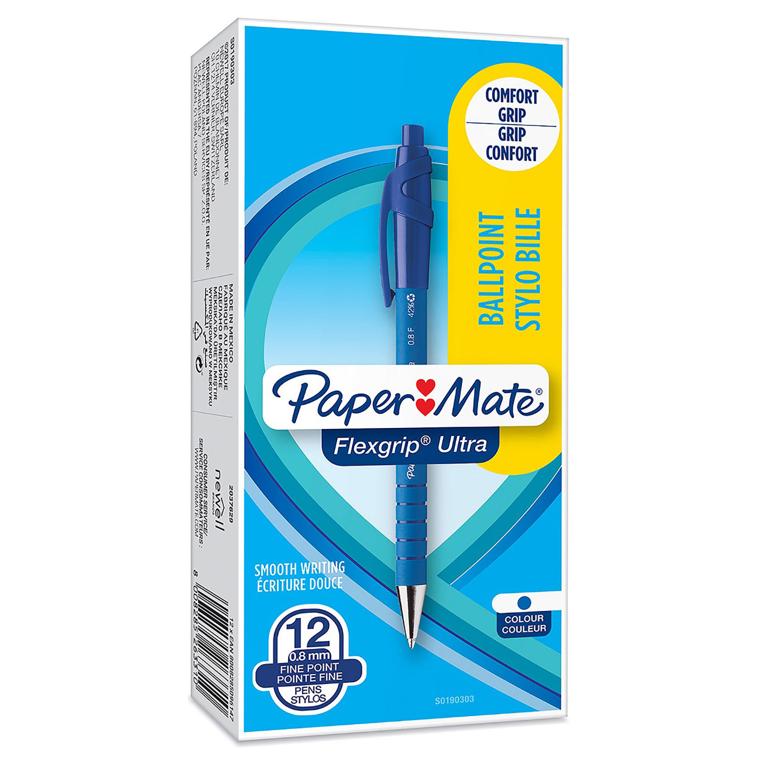 Ручка шариковая PAPER MATE Flexgrip Синяя S0190303 - фото 2