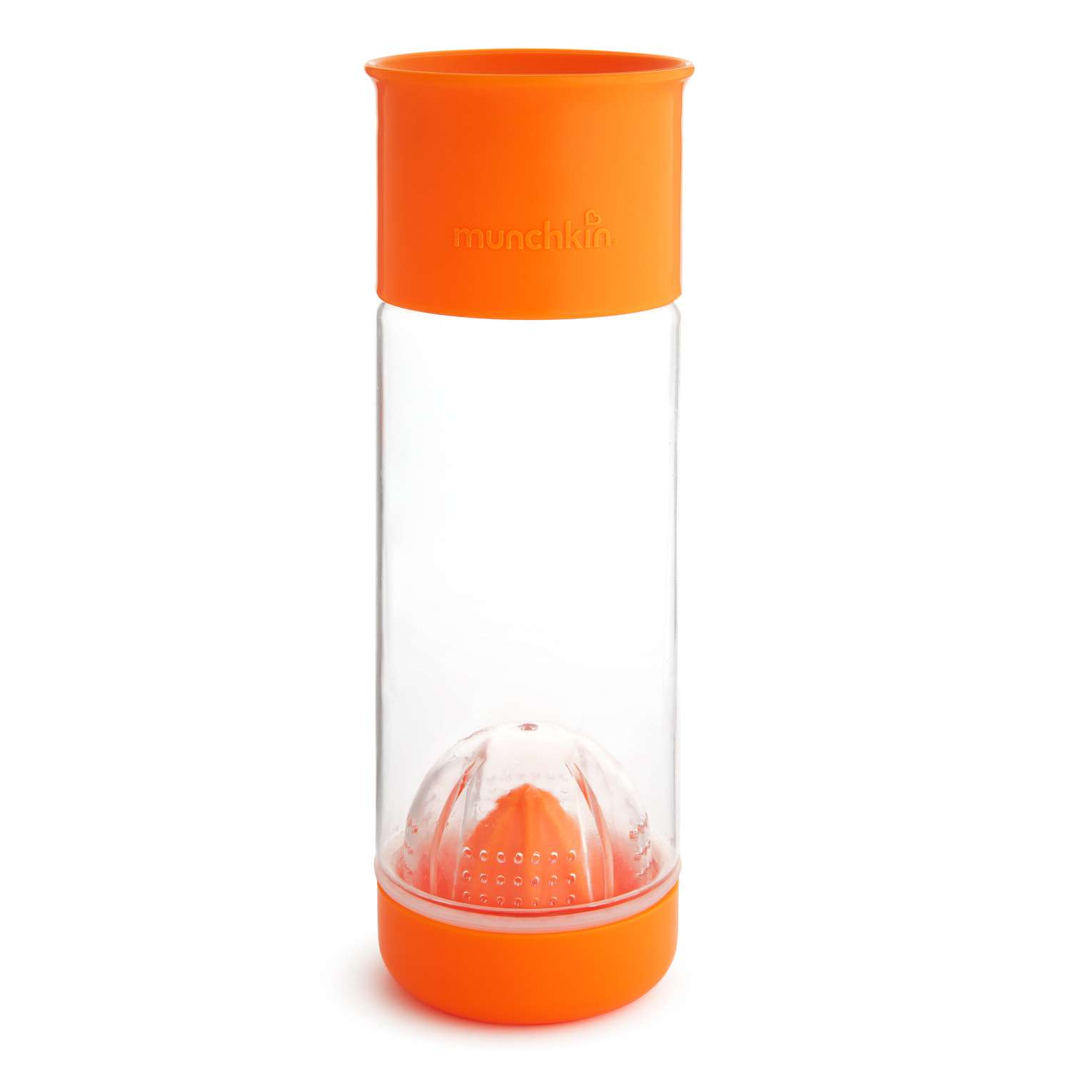 Поильник Munchkin 360 для фруктовой воды с инфузером 591мл. оранжевый - фото 1