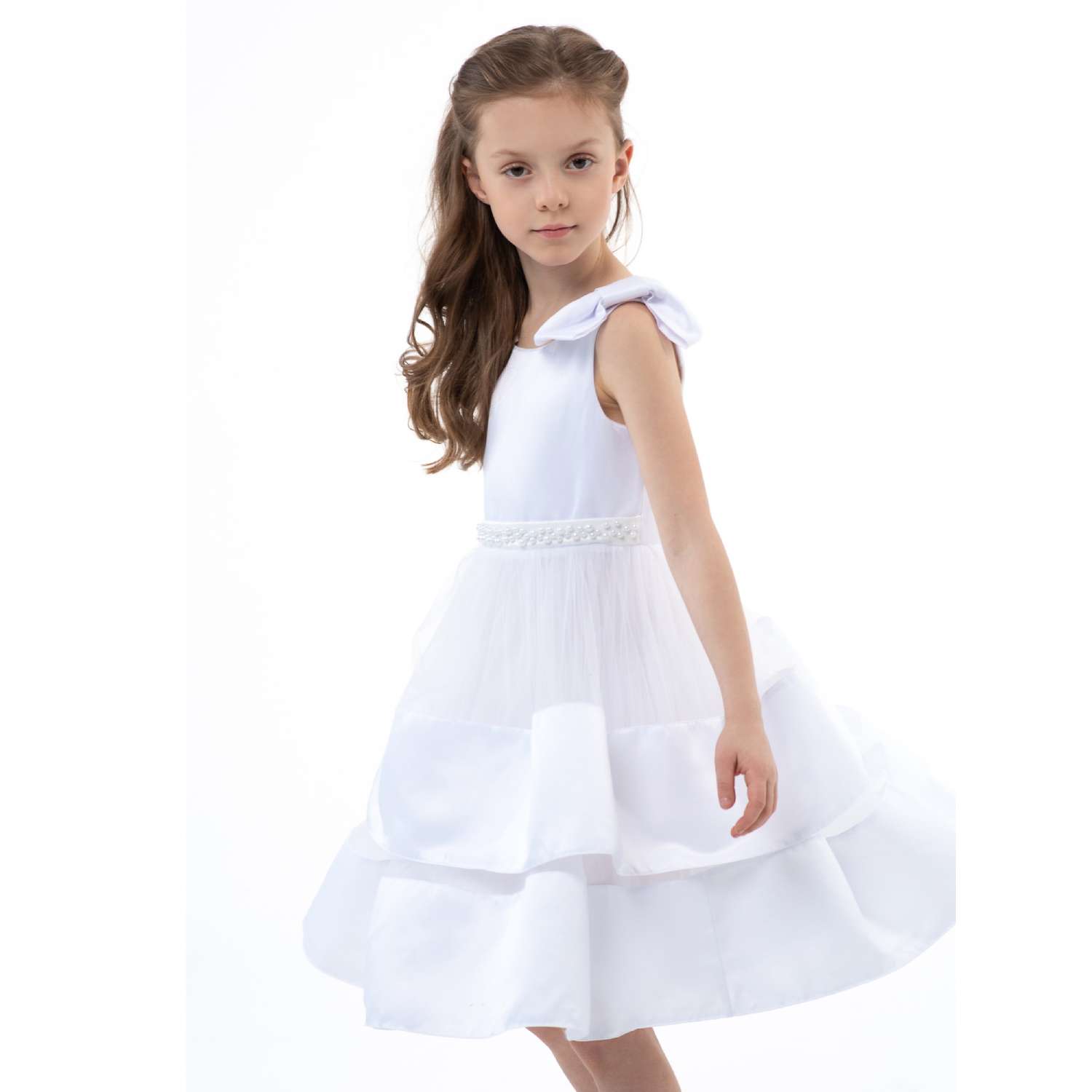 Платье нарядное LisaWeta D-004-22 белый - фото 8