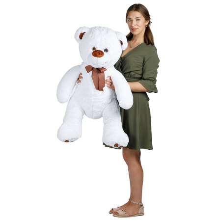Мягкая игрушка Тутси Медведь Лапочкин игольчатый 60 см белый