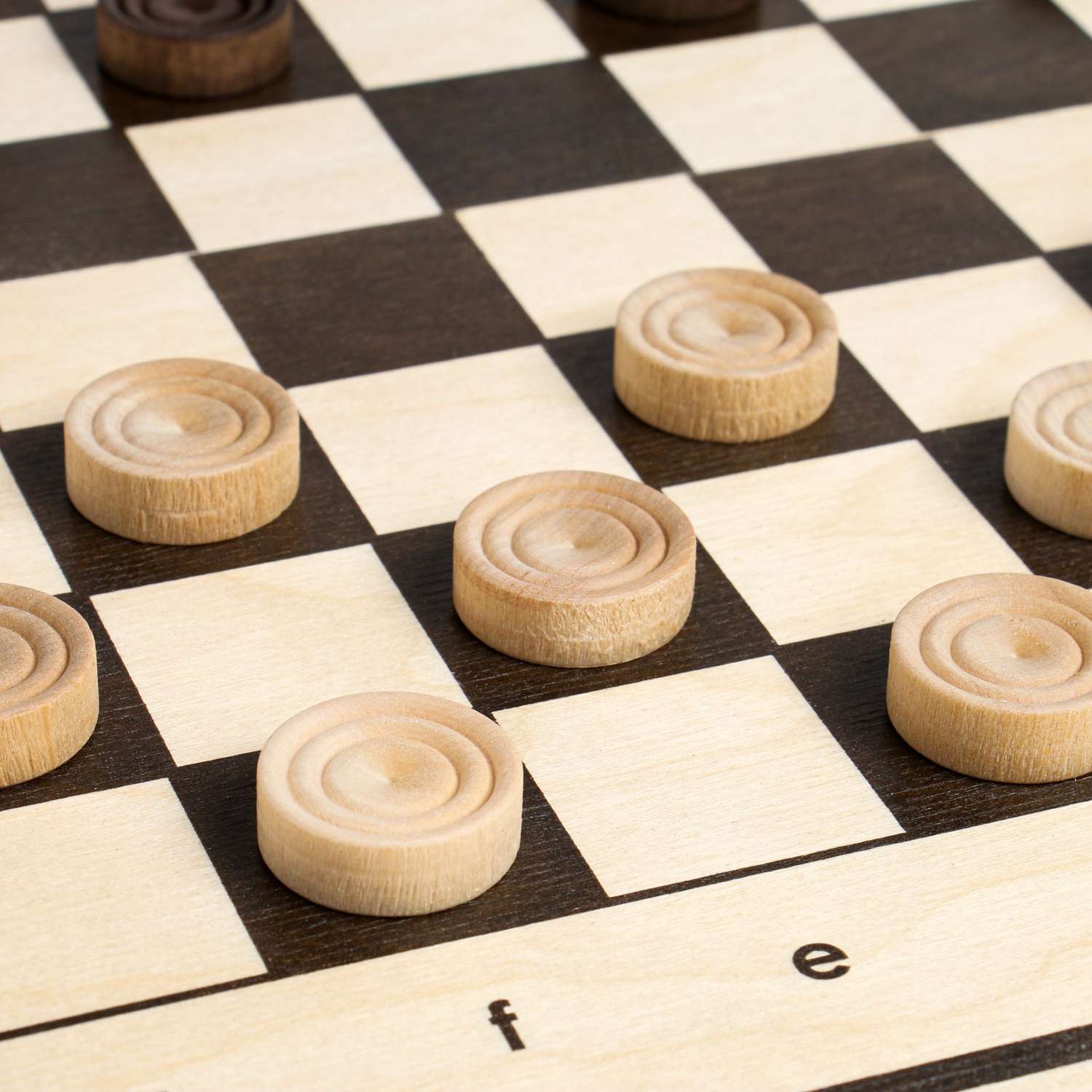 Настольная игра Sima-Land 3 в 1 нарды шахматы шашки 7 см пешка 3.5 см доска 40х40 см - фото 6