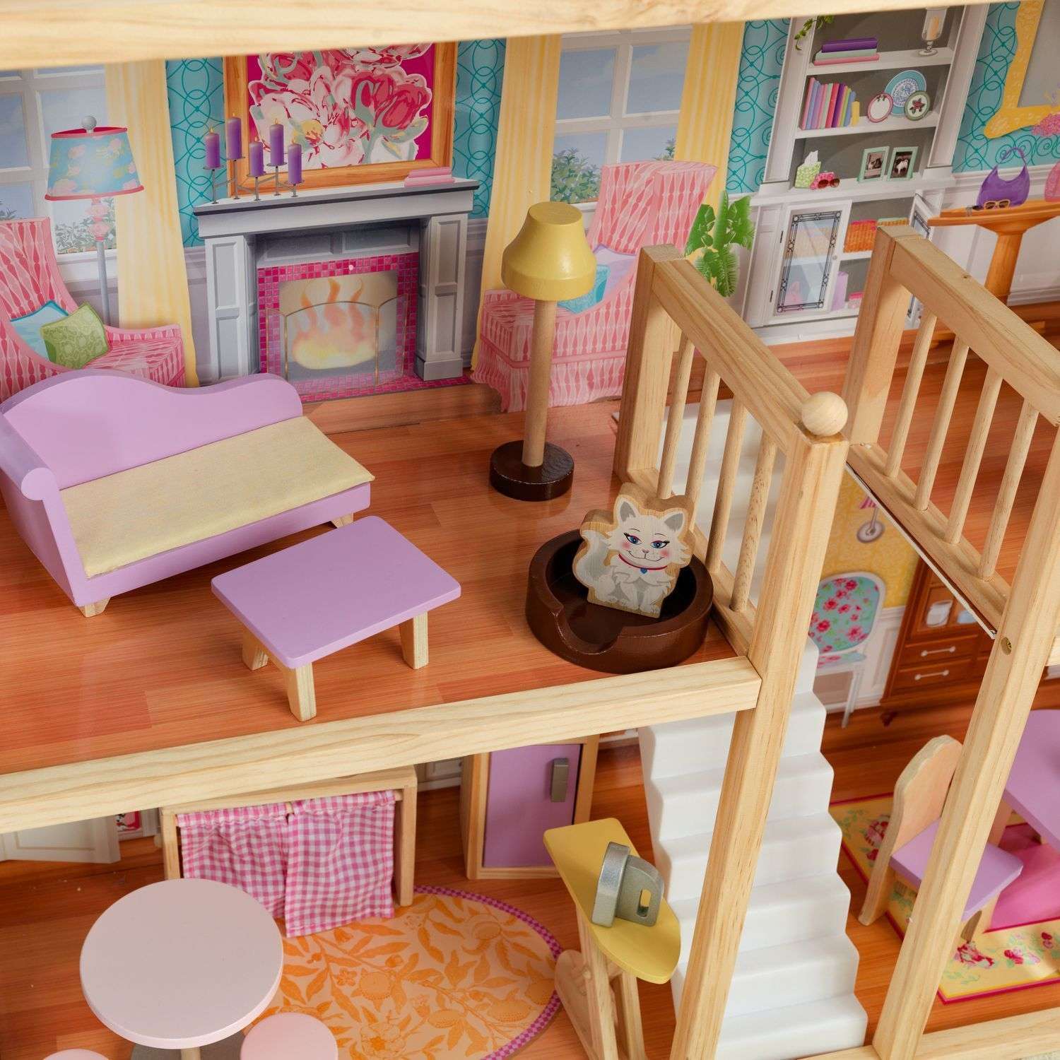 Кукольный домик  KidKraft Роскошь с мебелью 34 предмета 65954_KE 65954_KE - фото 7