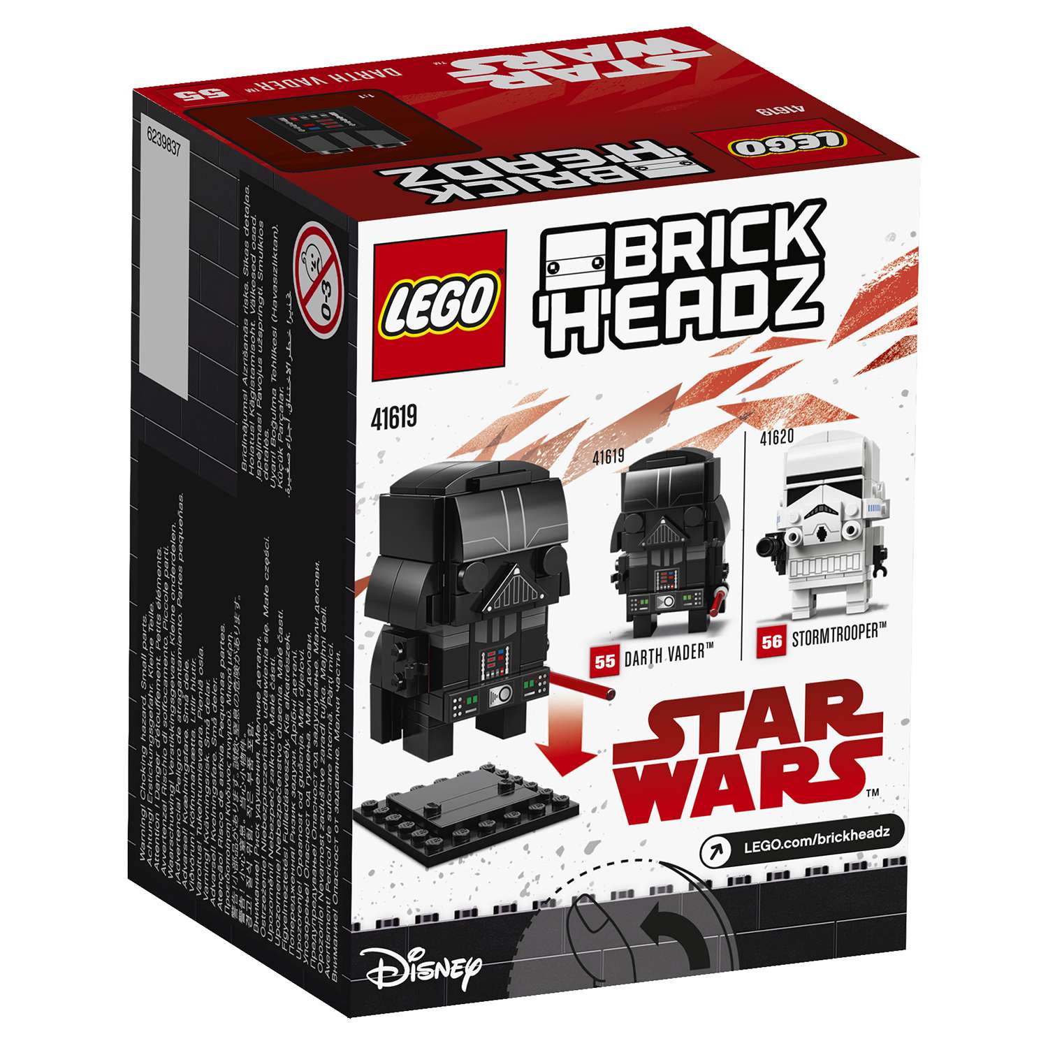 Конструктор LEGO BrickHeadz 41619 - фото 3
