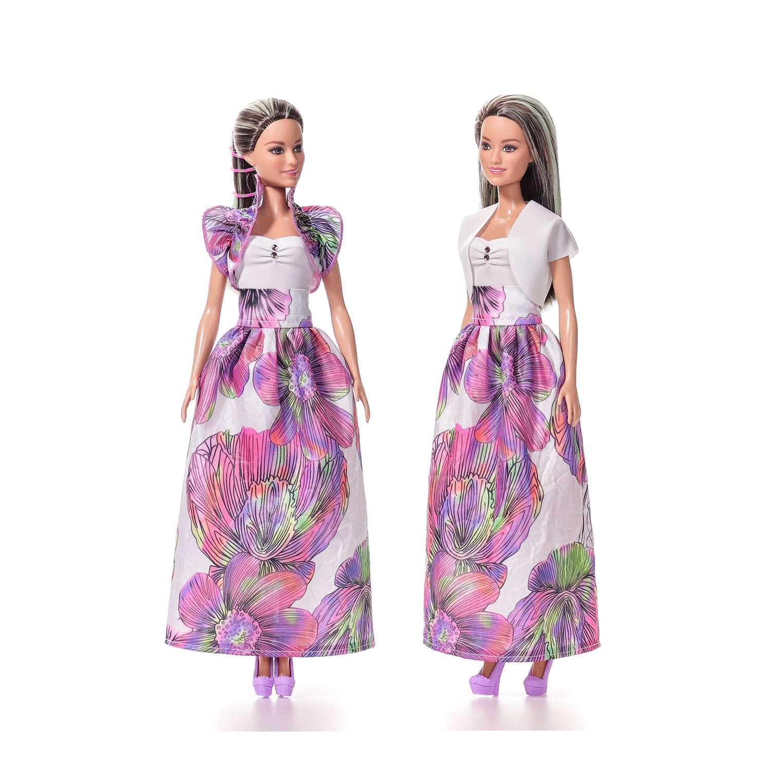 Набор одежды для кукол VIANA типа Барби 29 см Боди юбка и болеро 11.345.2 - фото 2