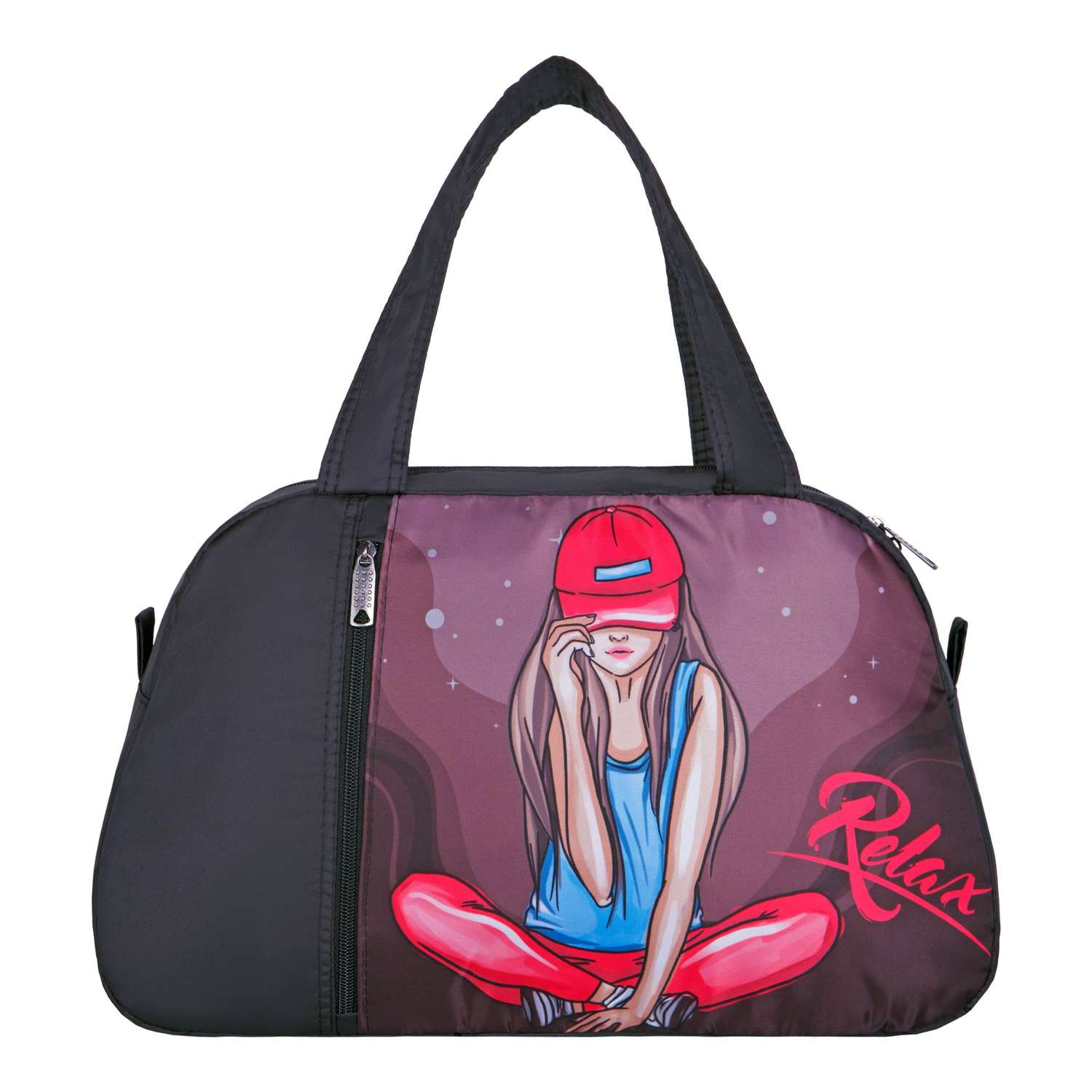 Спортивная сумка ACROSS FM-3 Relax цвет черный 26х41х16 см - фото 1