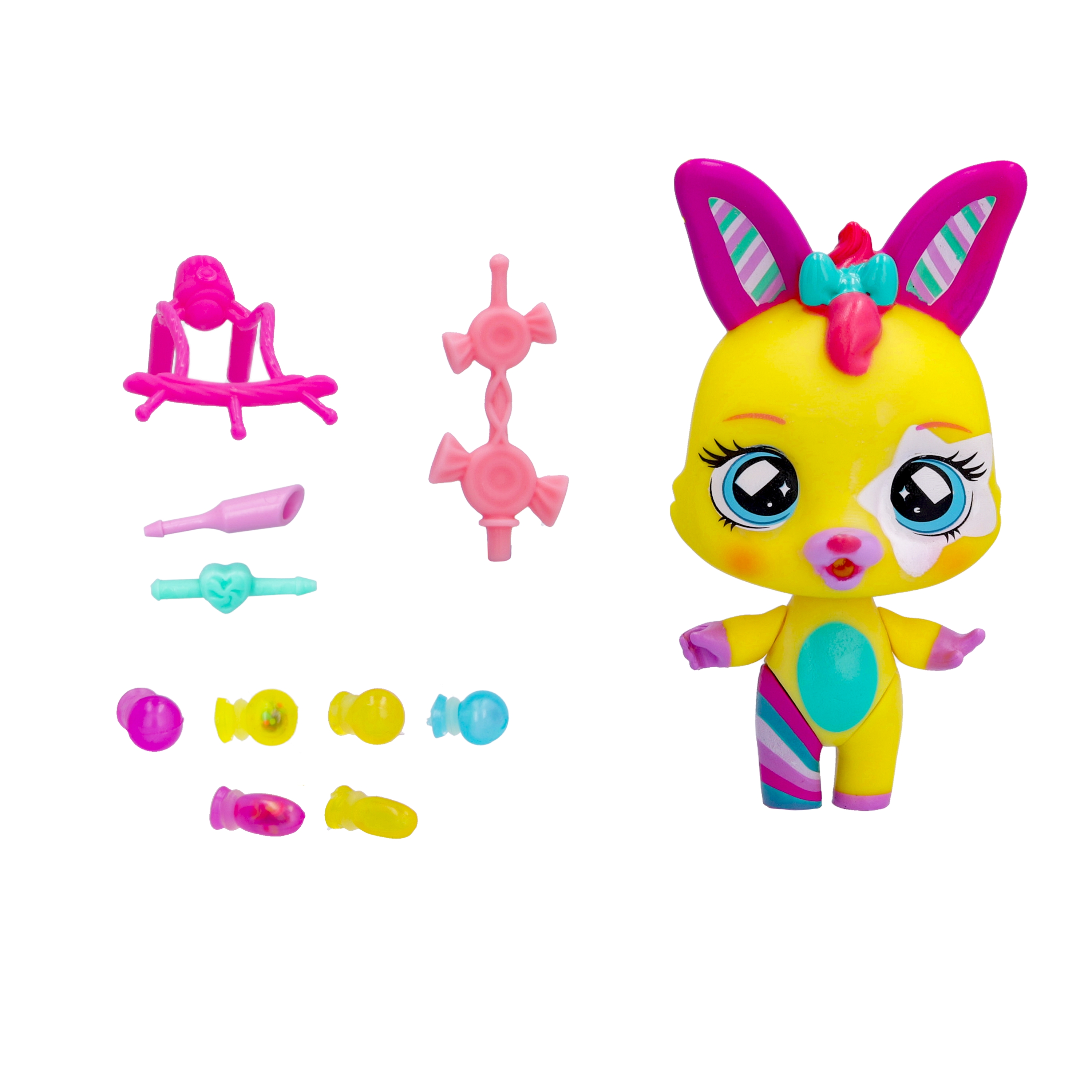 Игрушка зверушка IMC Toys Bubiloons confetti party Мила с аксессуарами