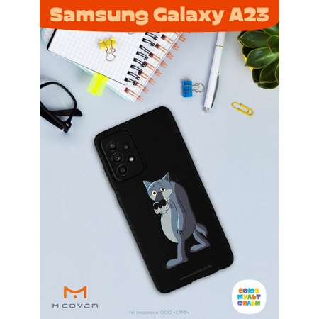 Силиконовый чехол Mcover для смартфона Samsung A23 Союзмультфильм Ну ты заходи если что